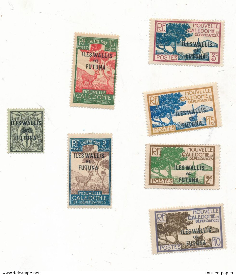 Lot De Timbres Iles Wallis Et Futuna Nouvelle Calédonie Et Dépendances   Non Oblitérés - Unused Stamps