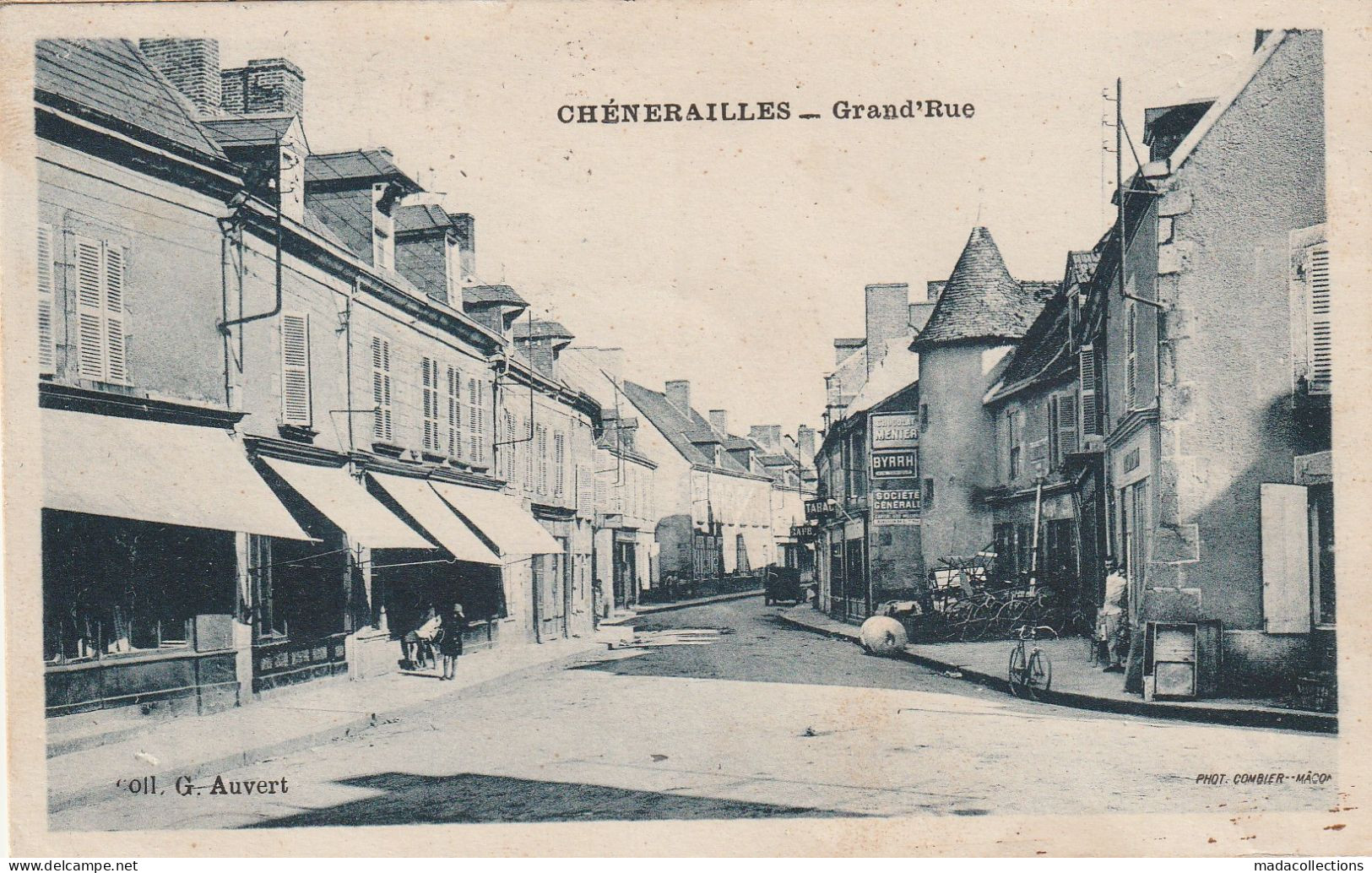 Chénerailles (23 - Creuse) Grand'Rue - Chenerailles