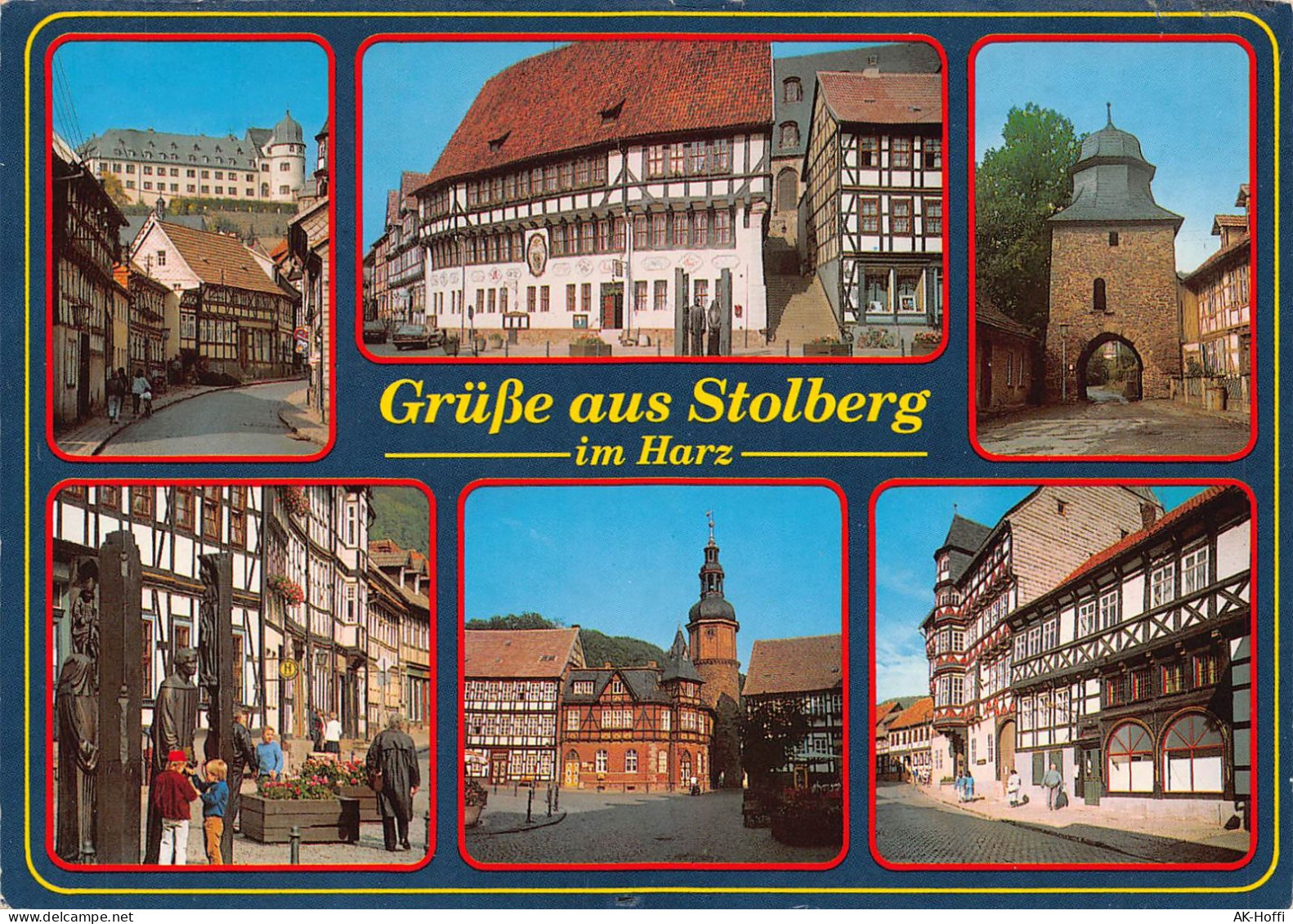 Stolberg / Harz -Thomas Müntzer Stadt, Stadttor, Schloss, Fachwerkhäuser - Stolberg (Harz)