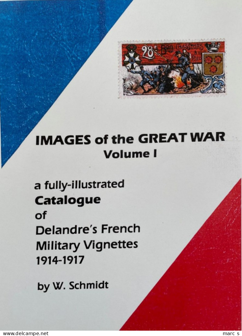 DELANDRE - VIGNETTE MILITAIRE - 1 Er REGIMENT INFANTERIE - REF. W. Schmidt 1.1 - 60x43 Mm - NSG - VAL. "C" - Military Heritage