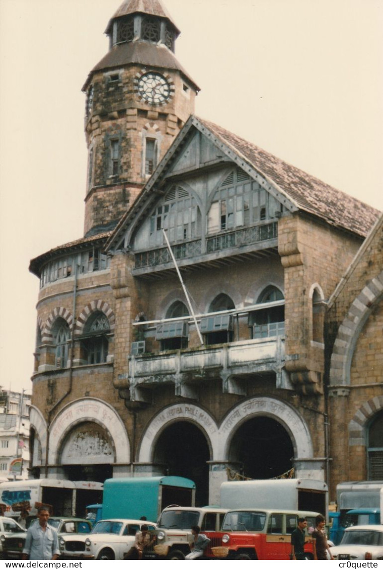 PHOTOGRAPHIES ORIGINALES / INDE - BOMBAY - MUMBAI en 1986 (lot de 31 photos)