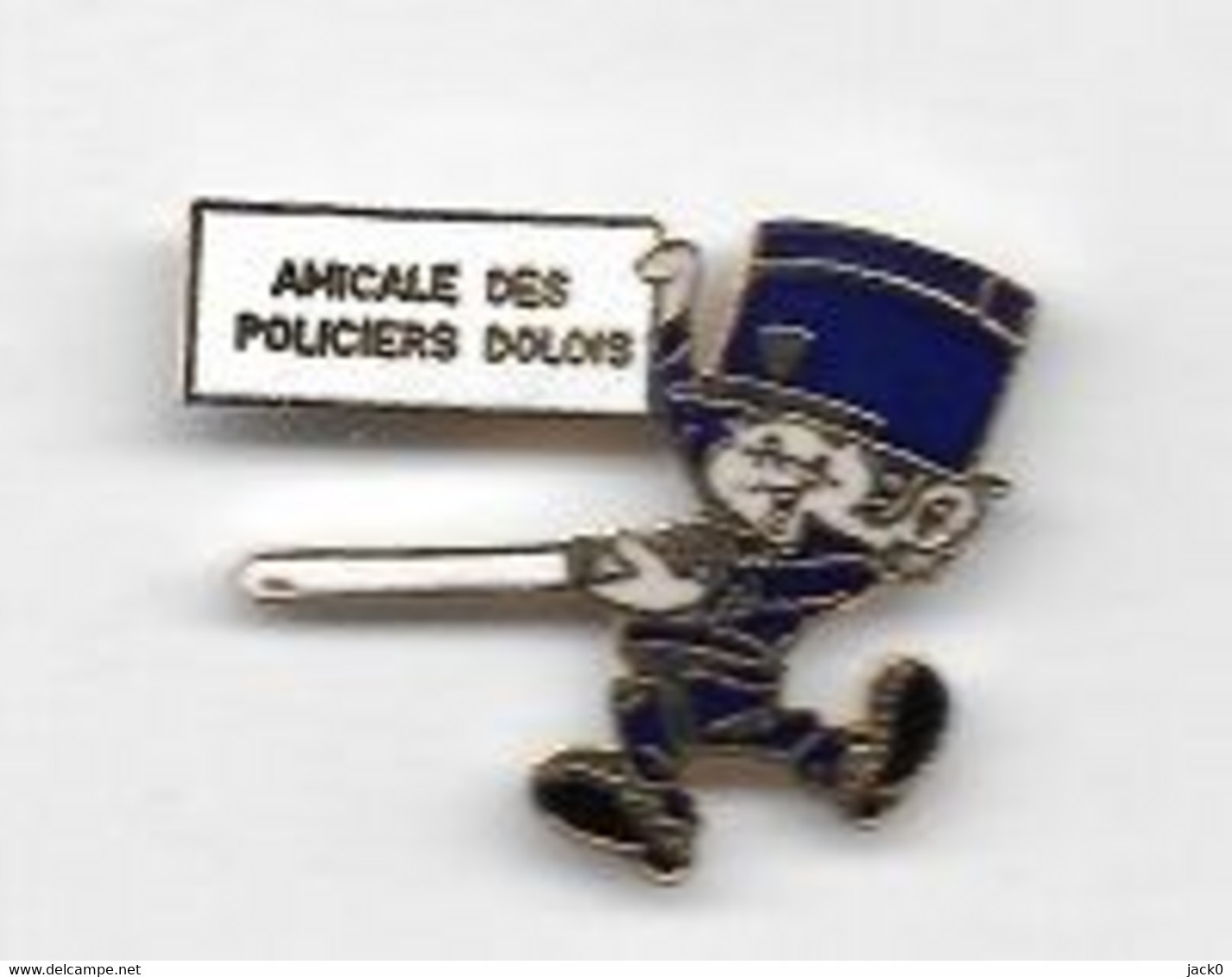 Pin's  Ville, POLICE, AMICALE  DES  POLICIERS  DOLOIS  à  DOLE  ( 39 ) - Polizia