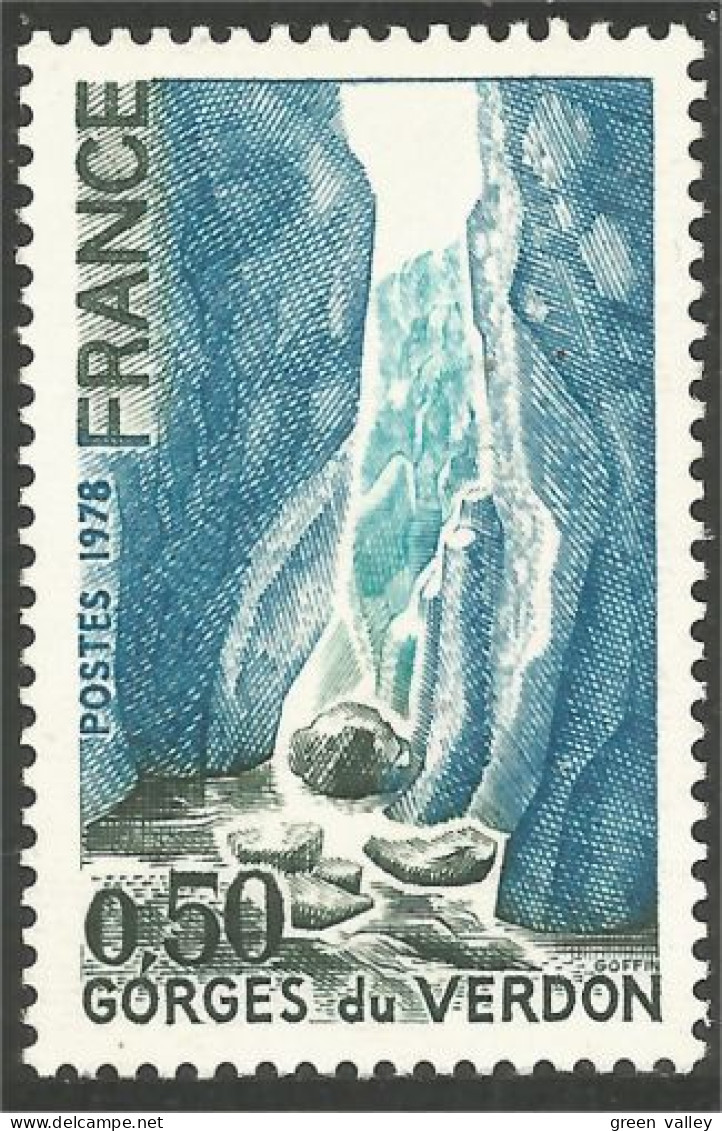 349 France Yv 1996 Gorges Verdon Rivière Torrent River MNH ** Neuf SC (1996-1c) - Sonstige & Ohne Zuordnung