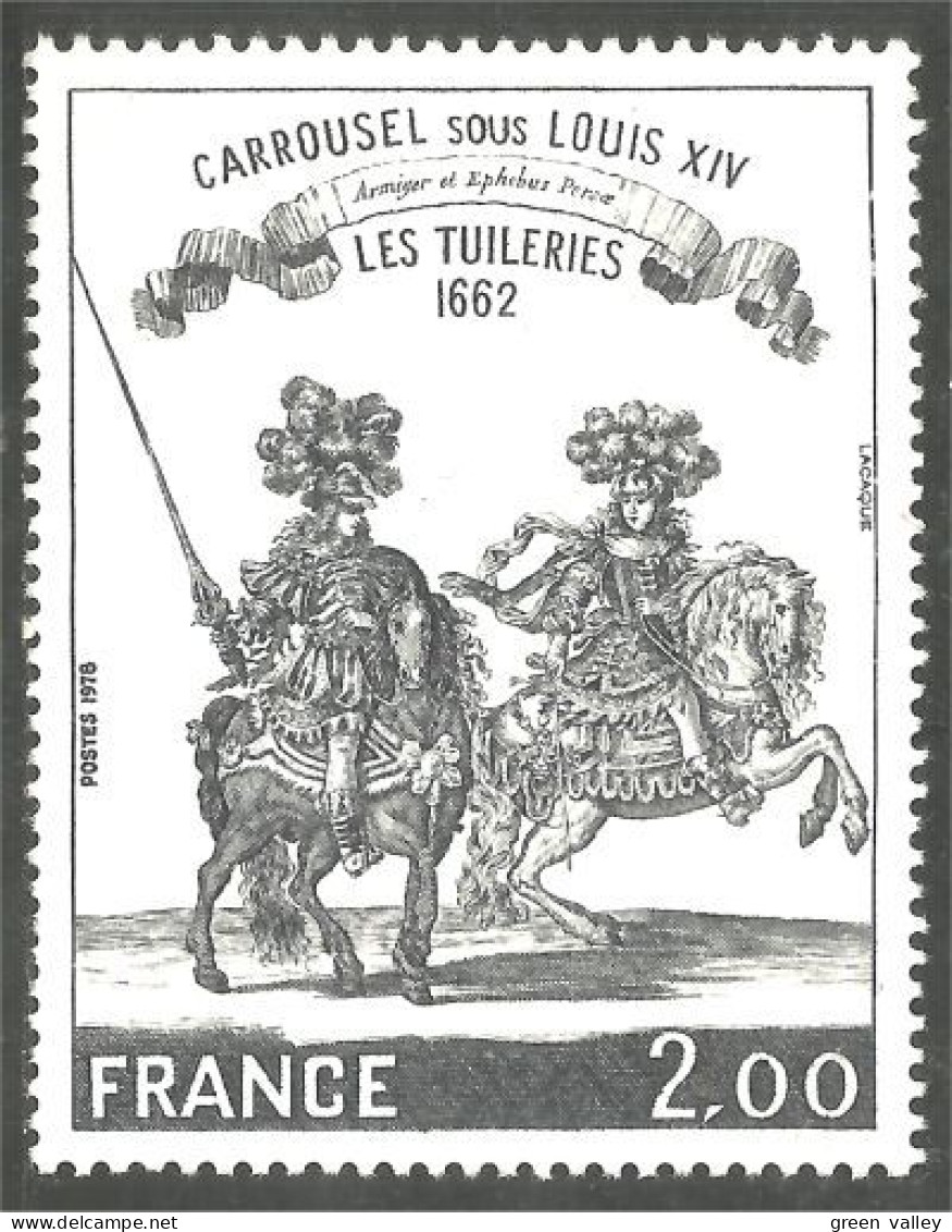 349 France Yv 1983 Carrousel Costumes Louis XIV MNH ** Neuf SC (1983-1b) - Familias Reales