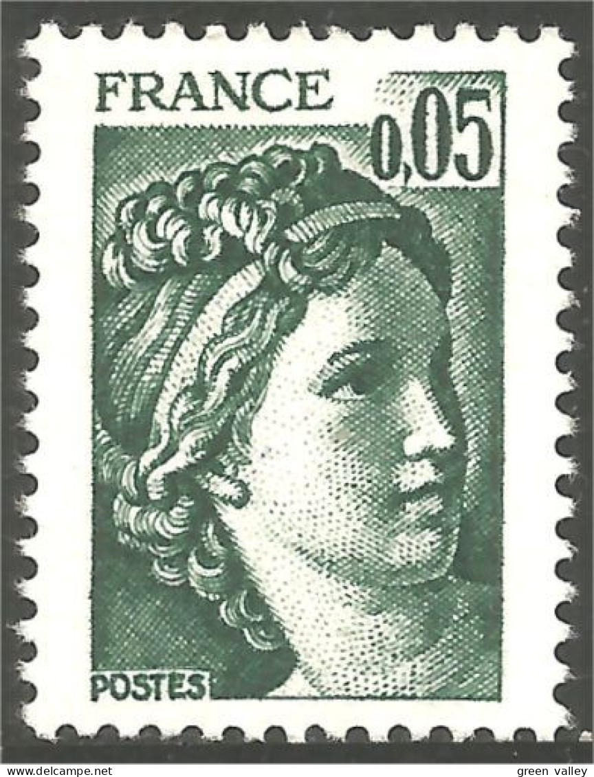349 France Yv 1964 Sabine De Gandon 5c Noir Black MNH ** Neuf SC (1964-1b) - 1977-1981 Sabine Van Gandon