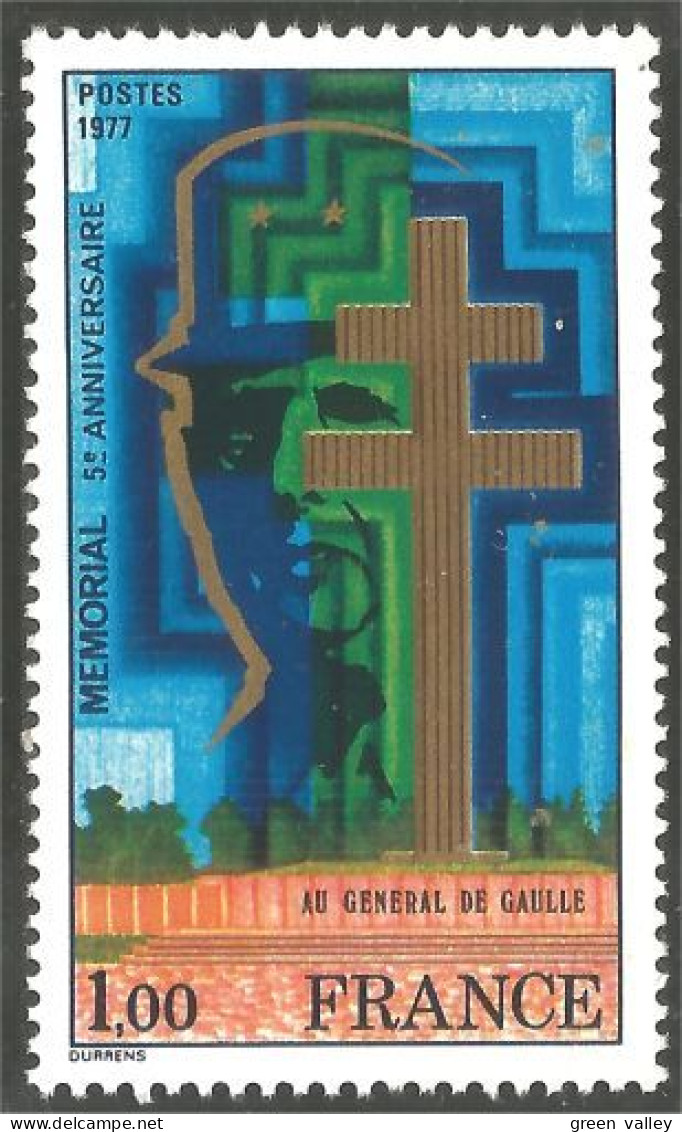 349 France Yv 1941 Monument Mémorial Général De Gaulle MNH ** Neuf SC (1941-1b) - De Gaulle (Generaal)