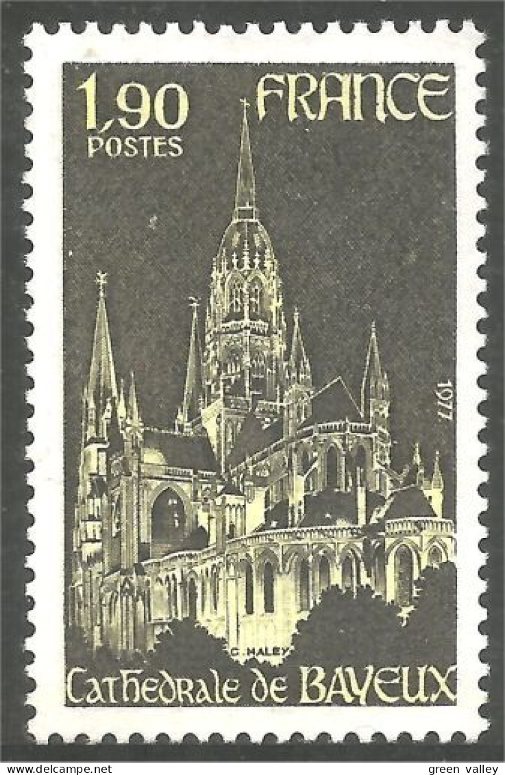 349 France Yv 1939 Cathédrale Bayeux Cathedral MNH ** Neuf SC (1939-1d) - Christendom