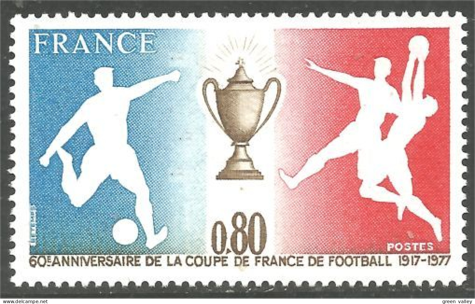 349 France Yv 1940 Football Soccer Coupe Cup MNH ** Neuf SC (1940-1b) - Neufs