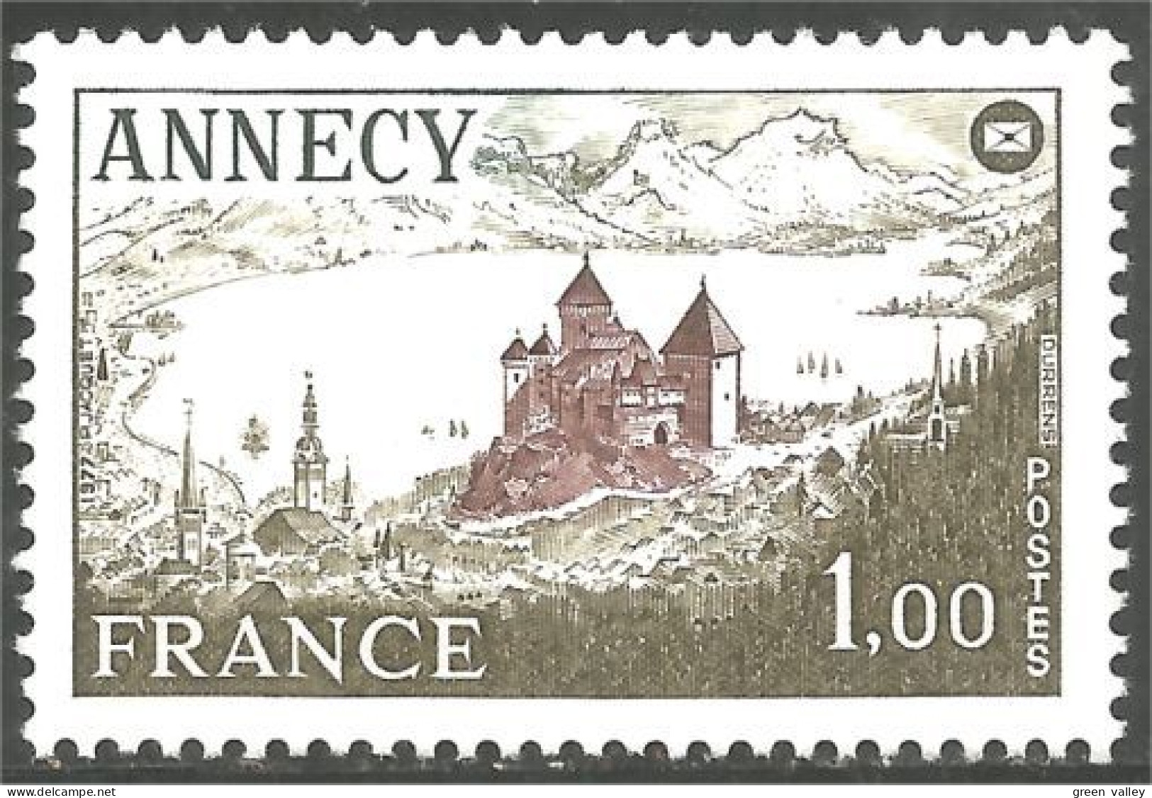 349 France Yv 1935 Annecy Chateau Castillo Castle Schloss Castello MNH ** Neuf SC (1935-1c) - Schlösser U. Burgen