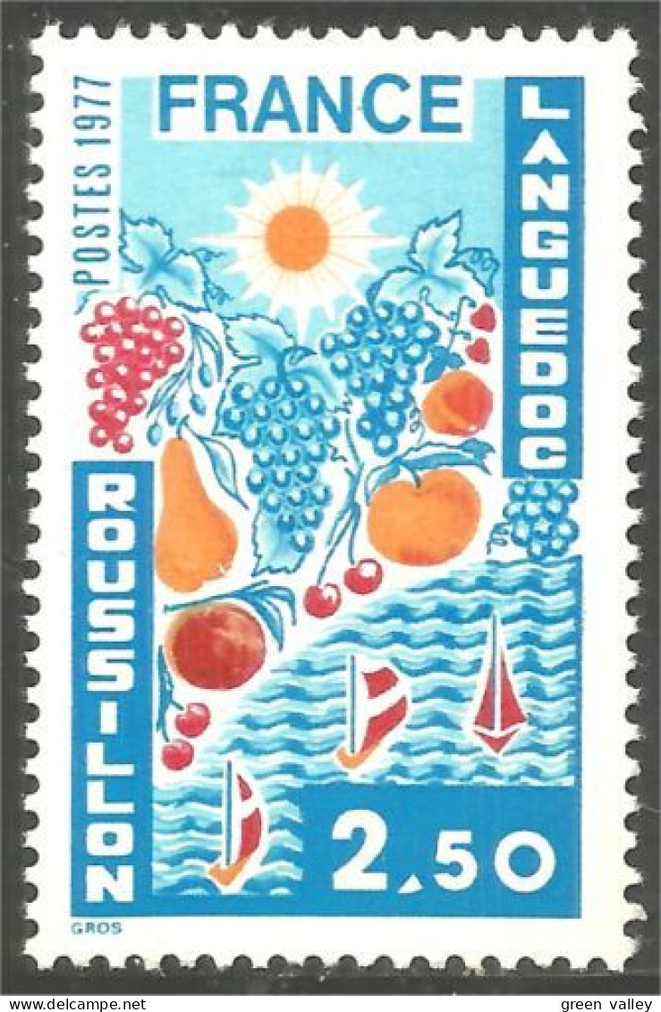 349 France Yv 1918 Fruit Raisin Wein Grape Poire Pear Oranges MNH ** Neuf SC (1918-1d) - Fruits