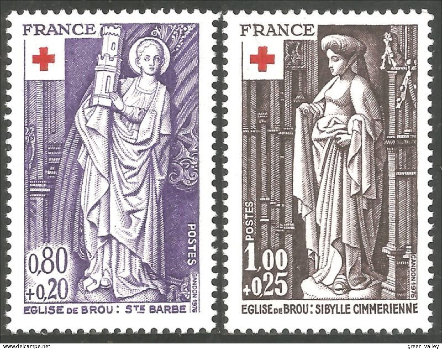 349 France Yv 1910-1911 Croix-Rouge Red Cross Rotes Kreuz MNH ** Neuf SC (1910-1911-1) - Red Cross