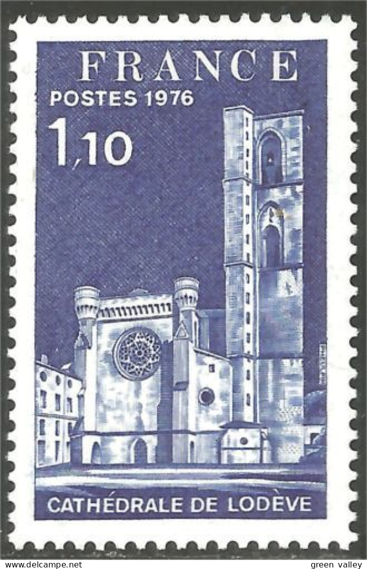 349 France Yv 1902 Cathédrale Lodève Cathedral MNH ** Neuf SC (1902-1b) - Iglesias Y Catedrales