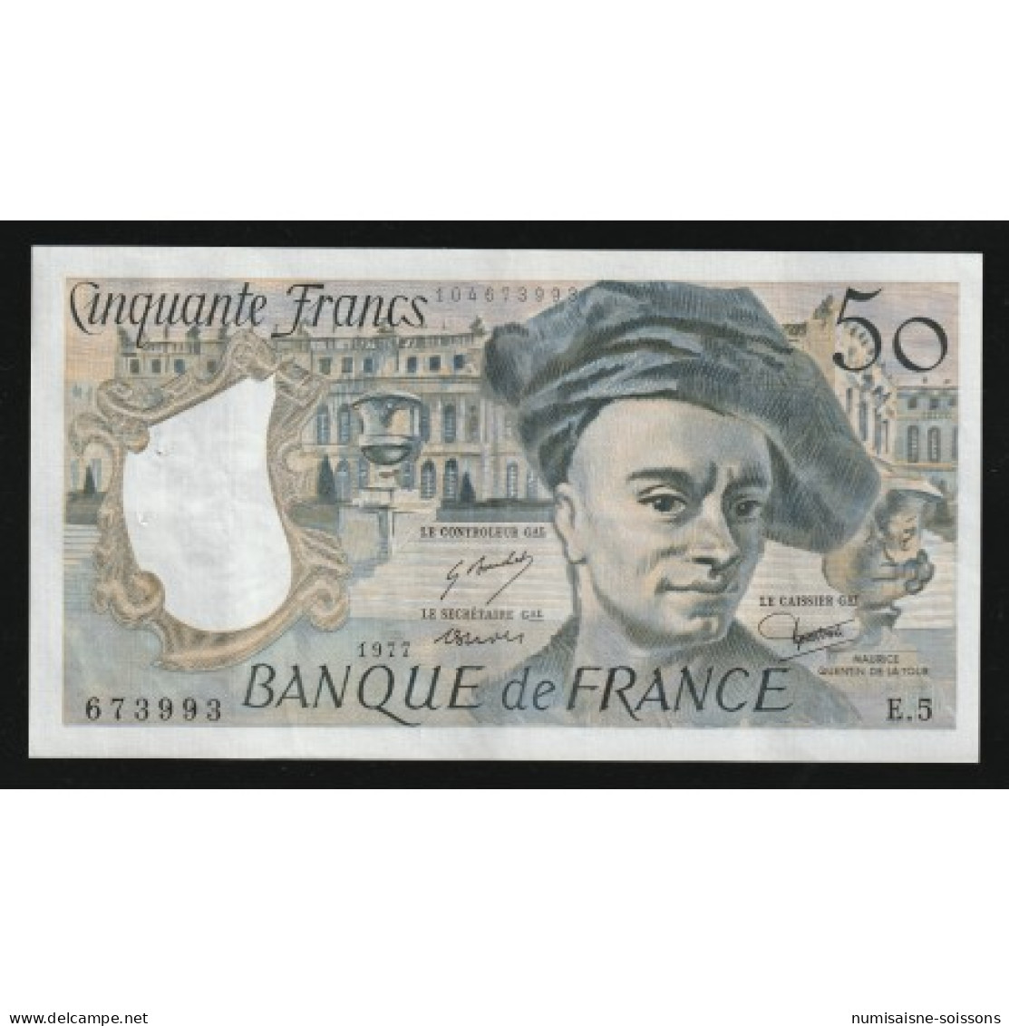 FAY 67/02- 50 FRANCS QUENTIN DE LA TOUR 1977- E.5 - P.152a - SUP - 50 F 1976-1992 ''quentin De La Tour''