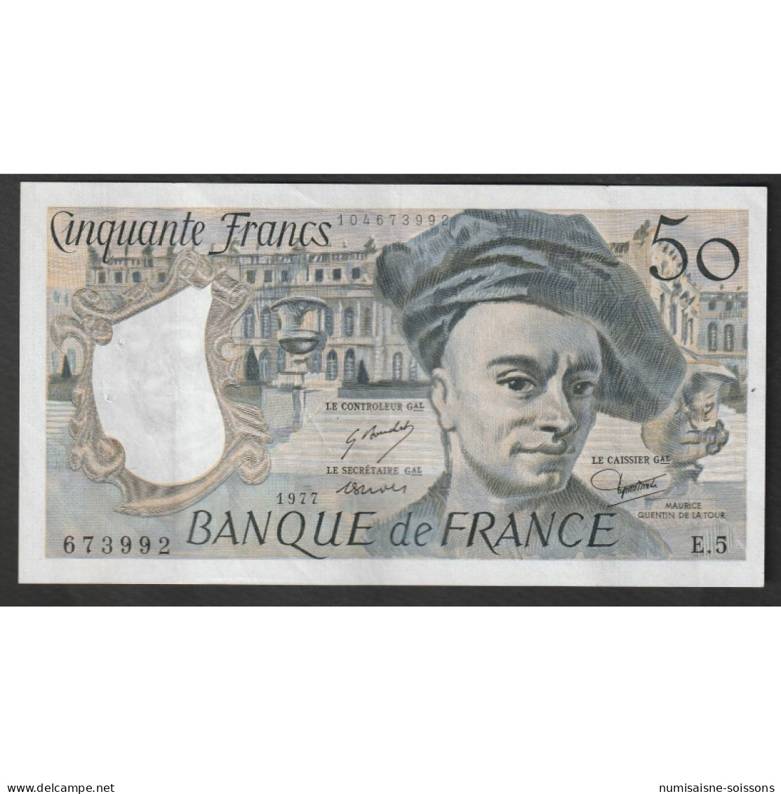 FAY 67/02- 50 FRANCS QUENTIN DE LA TOUR 1977- E.5 - P.152a - SUP - 50 F 1976-1992 ''quentin De La Tour''