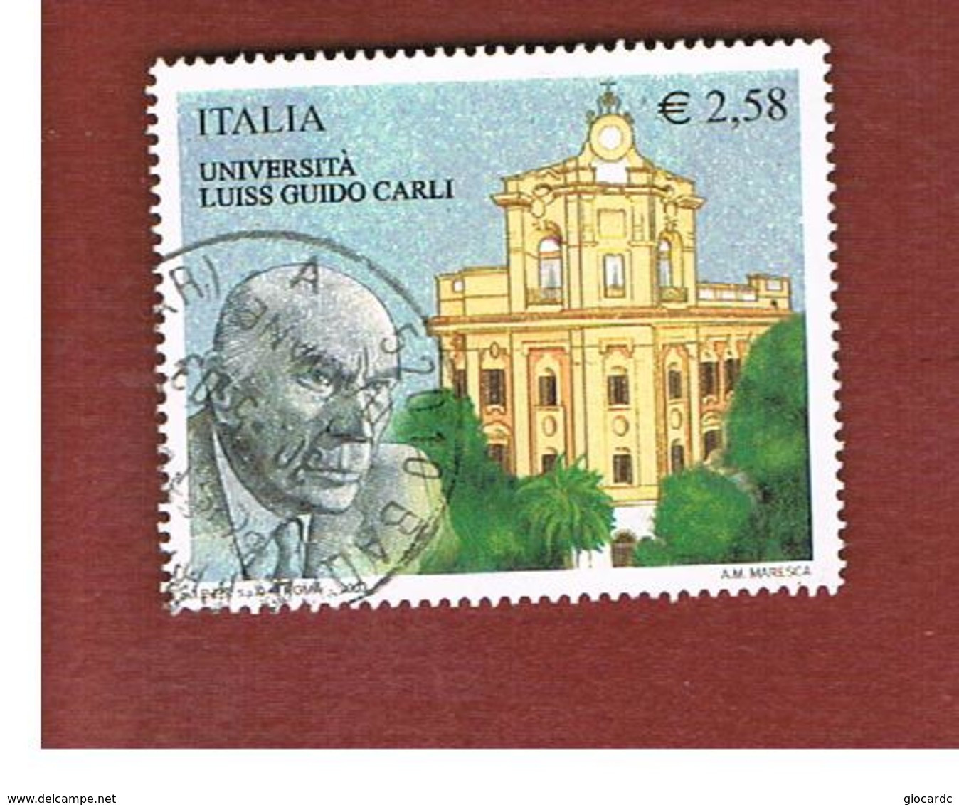 ITALIA REPUBBLICA  -  2003    UNIVERSITA' LUISS G. CARLI  - USATO ° - RIF. 30492 - 2001-10: Usati