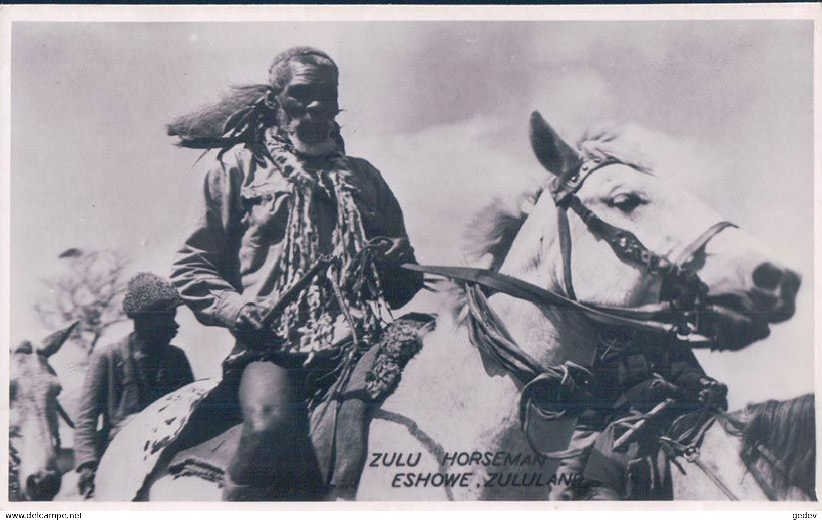 Afrique Du Sud, Zulu Horseman, Eshowe, Zululand (10.10.47) - South Africa