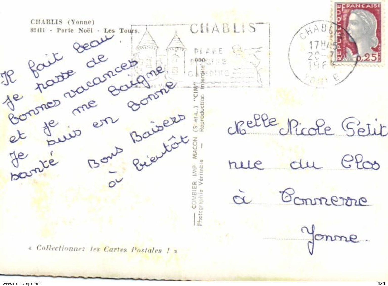 89 - Yonne - Chablis - Porte D'Or De La Bourgogne - 6225 - Chablis