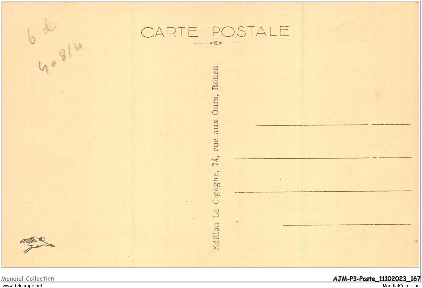 AJMP3-0253 - POSTE - ROUEN - LA NOUVELLE POSTE ET LE BOULEVARD DE L'YSER - Post & Briefboten