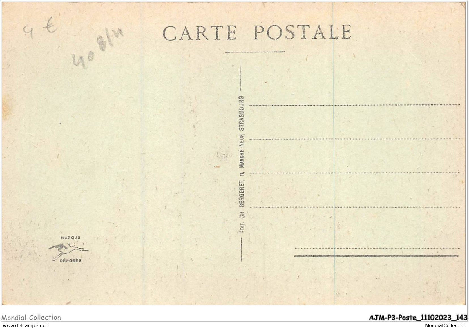 AJMP3-0241 - POSTE - COLMAR - LA POSTE - Post & Briefboten
