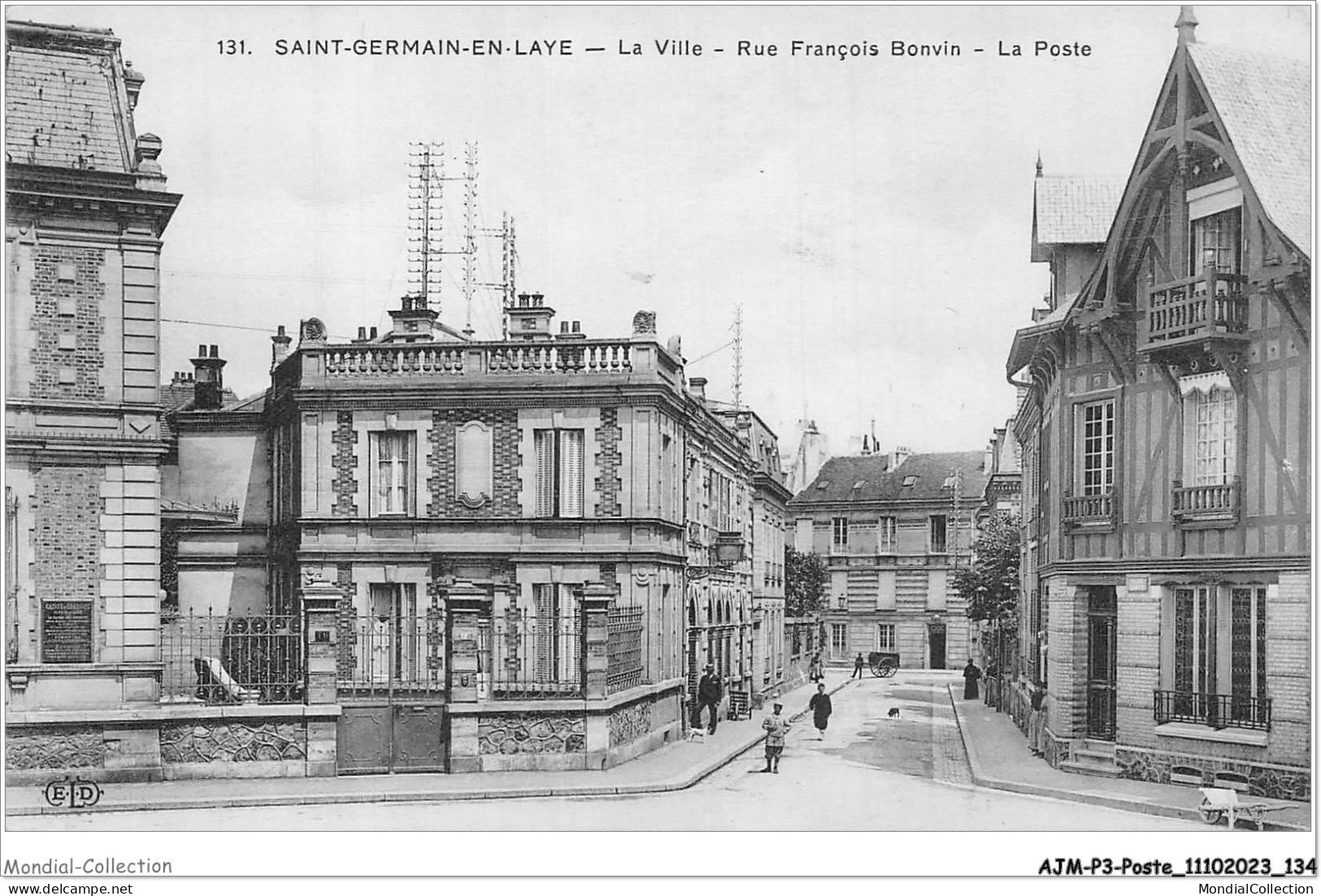 AJMP3-0237 - POSTE - SAINT-GERMAIN-EN-LAYE - LA VILLE - RUE FRANCOIS BONVIN - LA POSTE - Poste & Postini