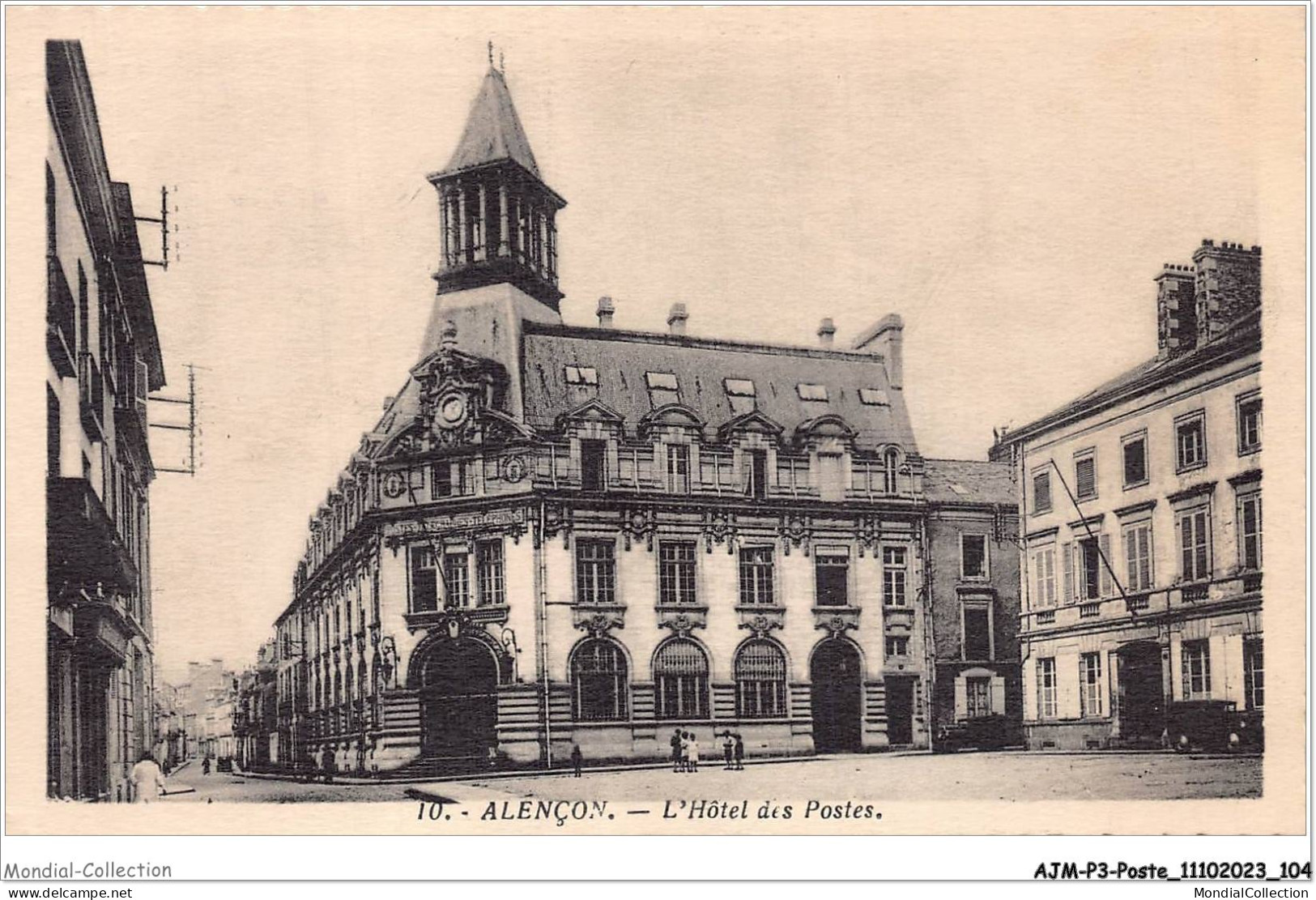 AJMP3-0222 - POSTE - ALENCON - L'HOTEL DES POSTES - Post & Briefboten