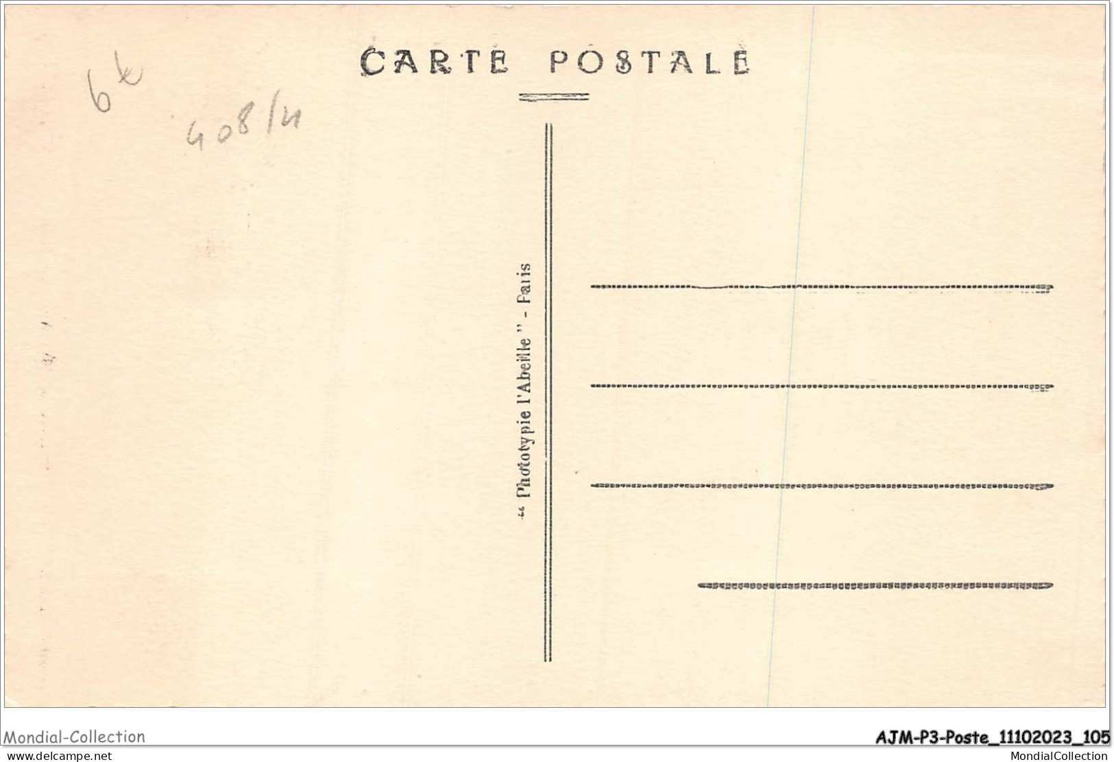 AJMP3-0222 - POSTE - ALENCON - L'HOTEL DES POSTES - Poste & Postini