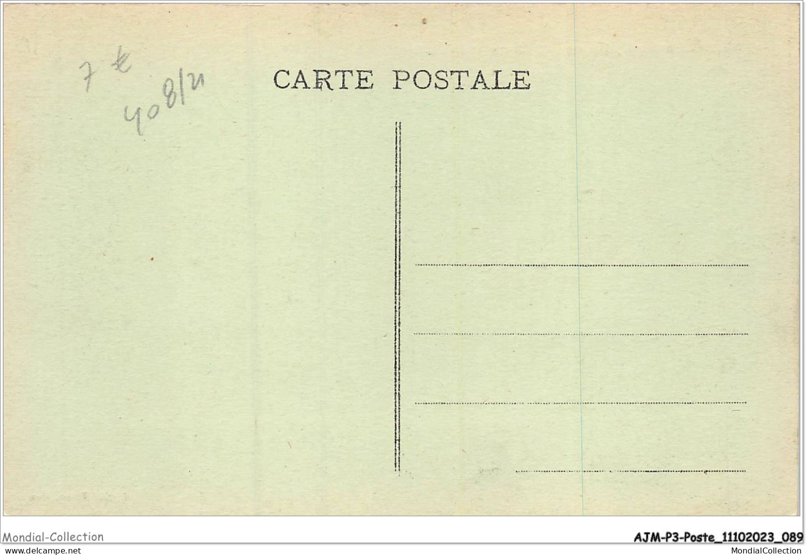 AJMP3-0214 - POSTE - ESMERY-HALLON - LA POSTE - LA MAIRIE ET LES ECOLES - Post & Briefboten