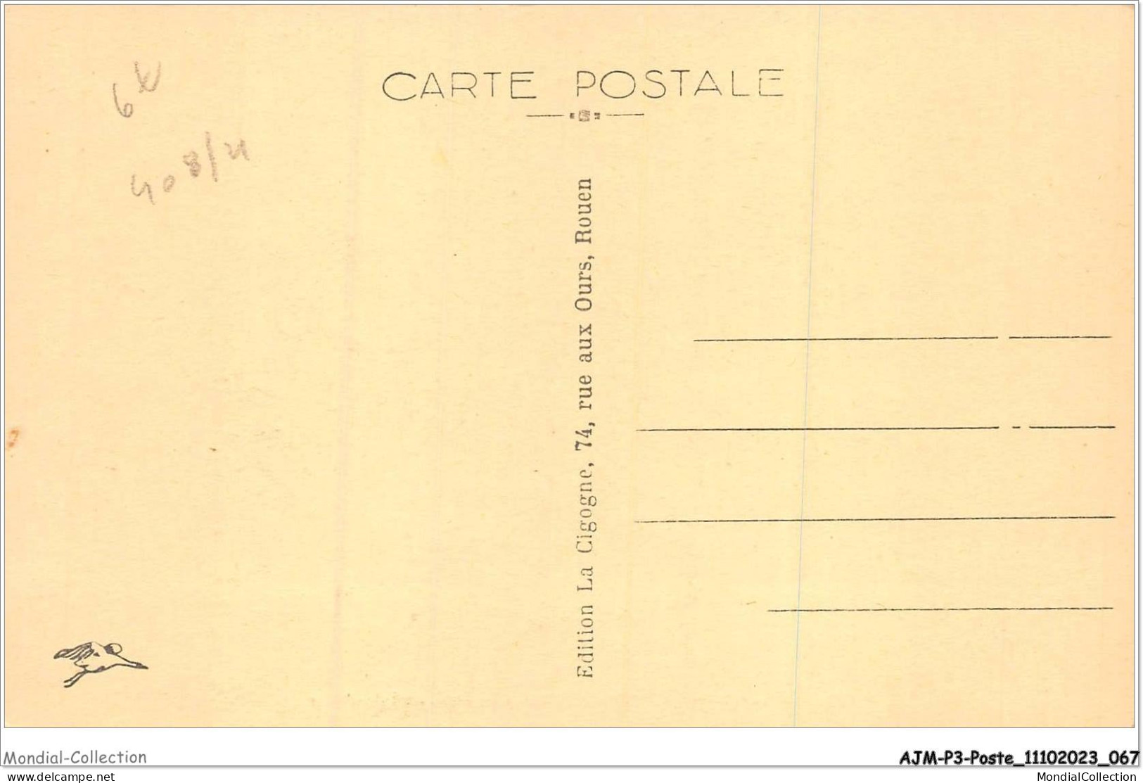 AJMP3-0203 - POSTE - ROUEN - LA NOUVELLE POSTE ET LE BOULEVARD DE L'YSER - Post & Briefboten
