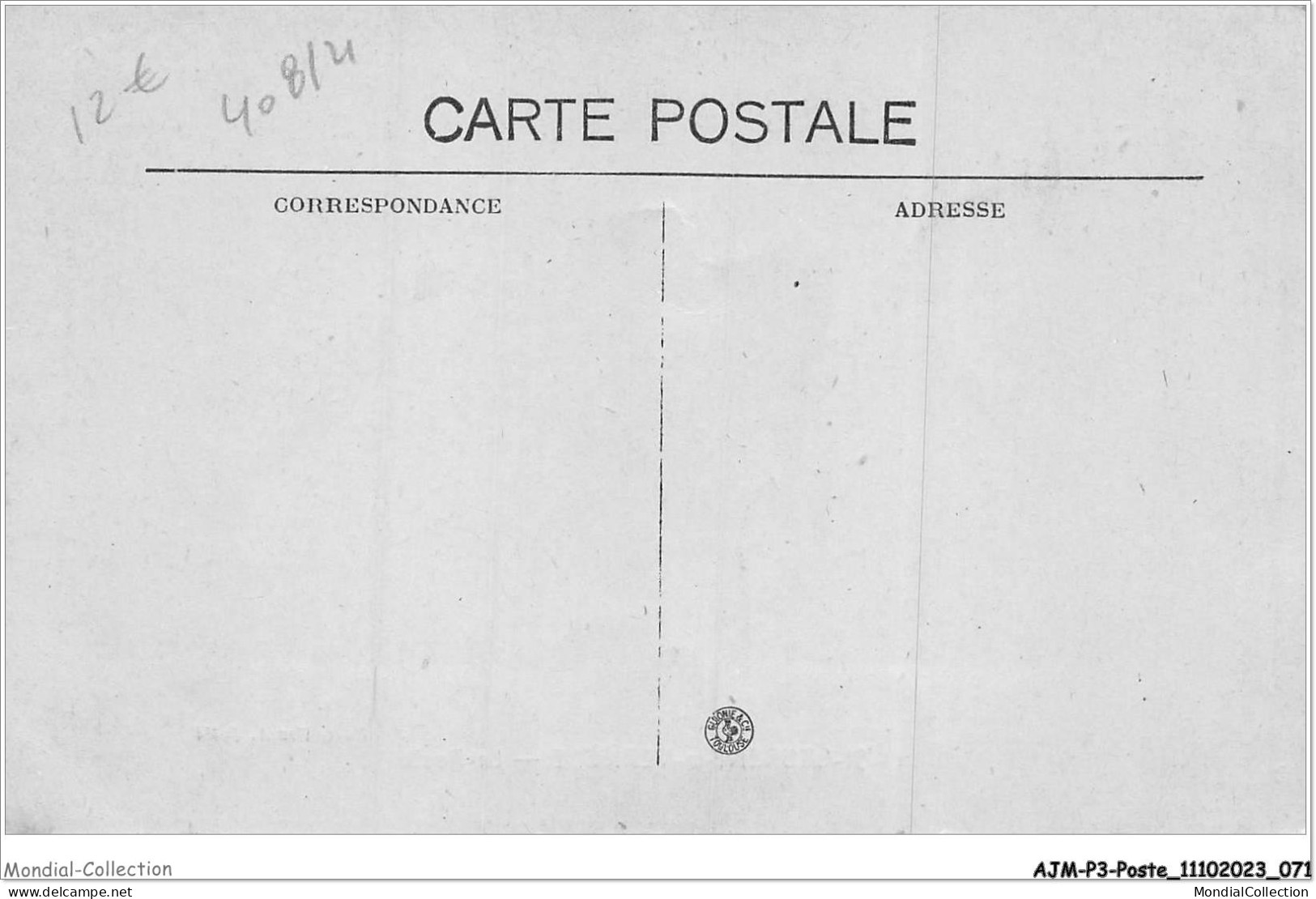 AJMP3-0205 - POSTE - ST-LAURENT-LA-VERNEDE - LA POSTE - Sonstige & Ohne Zuordnung