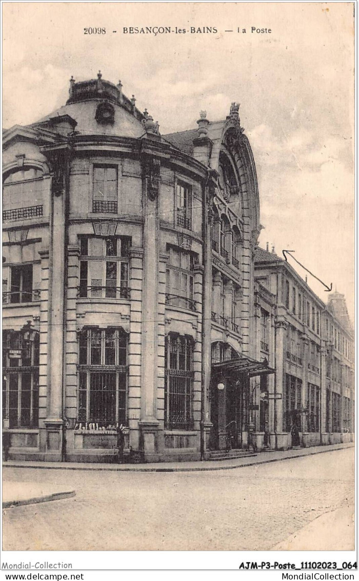 AJMP3-0202 - POSTE - BESANCON-LES-BAINS - LA POSTE - Post & Briefboten