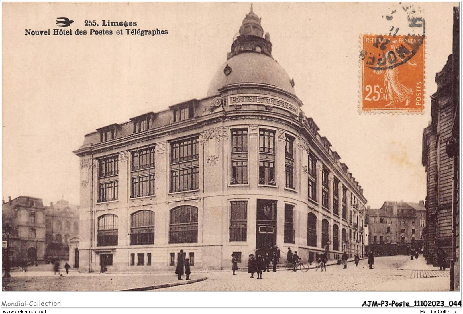 AJMP3-0192 - POSTE - LIMOGES - NOUVEL HOTELDES POSTES ET TELEGRAPHES - Poste & Facteurs