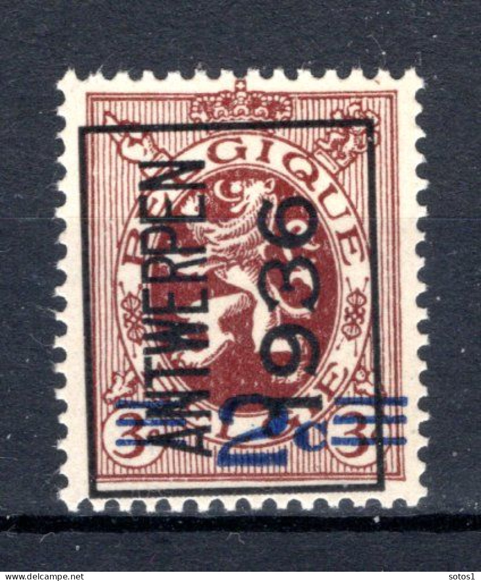 PRE298A MNH** 1936 - ANTWERPEN 1936 - Typo Precancels 1929-37 (Heraldic Lion)