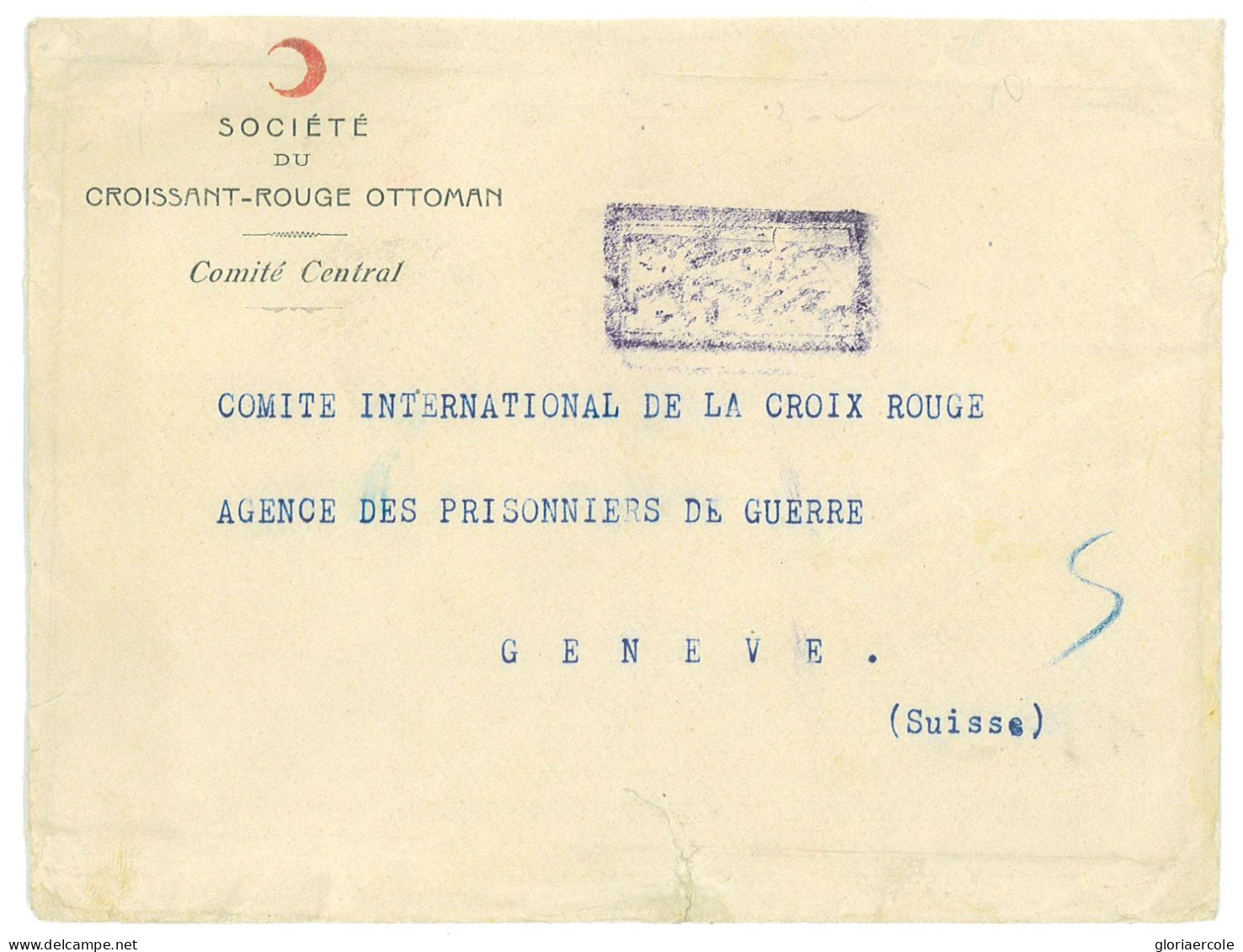 P3018 - CROCCE ROSSA, VERY NICE COVER FROM ISTAMBUL TO GENEVE, - Red Cross