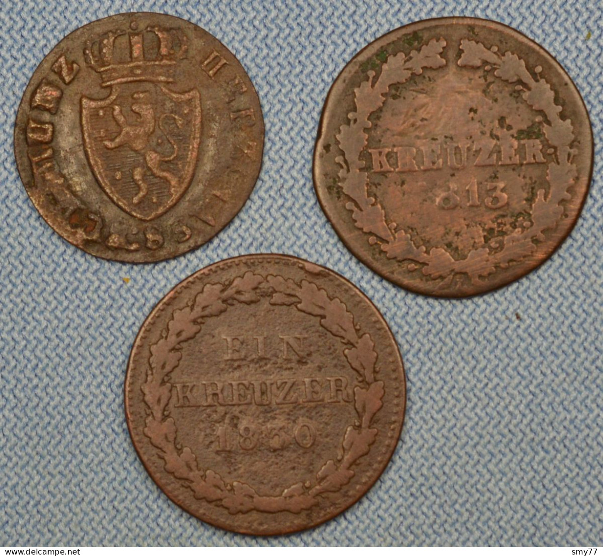 Nassau • Lot  3x • See Details • German States • [24-603] - Collections