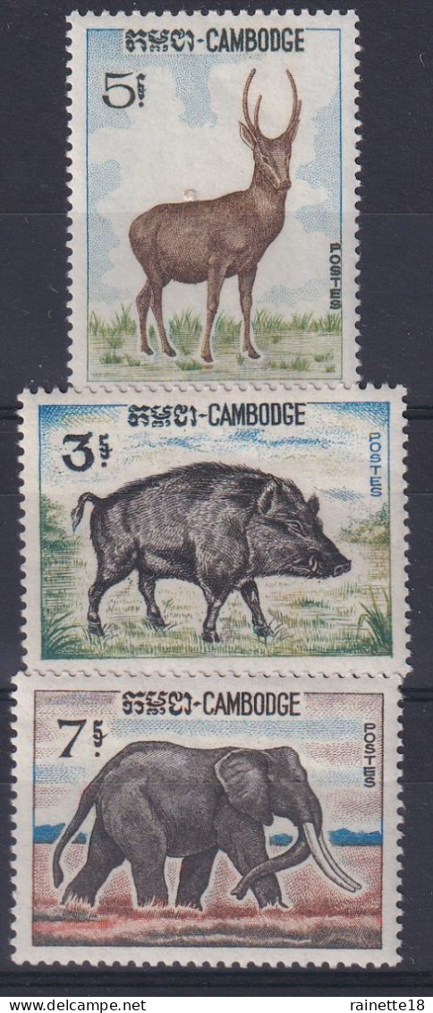 Cambodge       184/186 ** Faune - Cambodia