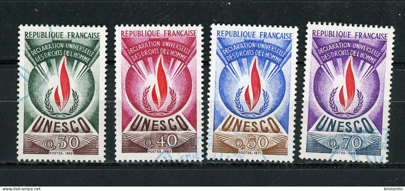 FRANCE -  SERVICE - N° Yvert 39/42 Obli. - Used