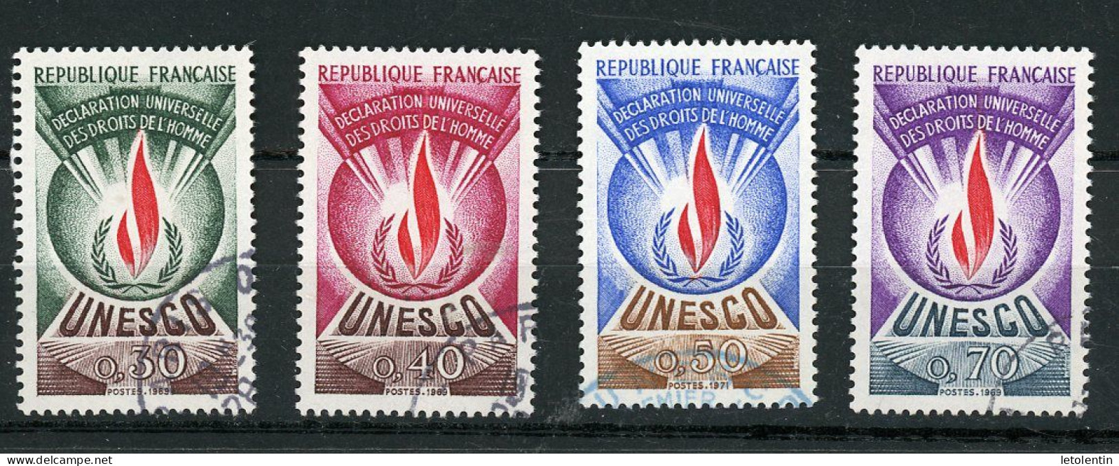 FRANCE -  SERVICE - N° Yvert 39/42 Obli. - Used