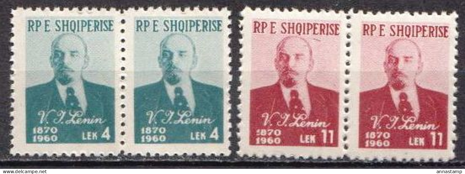 Albania MNH Set In Pairs - Lenin