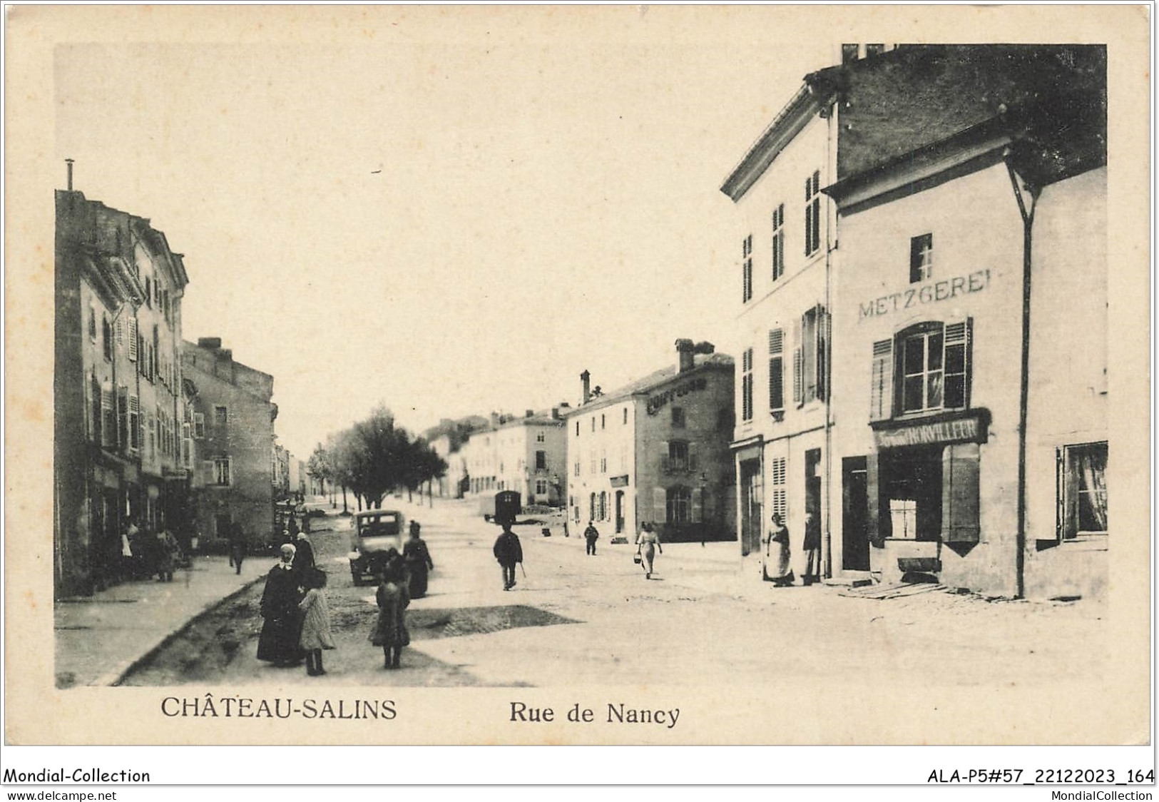 ALAP5-57-0486 - CHATEAU-SALINS - Rue De Nancy - Chateau Salins