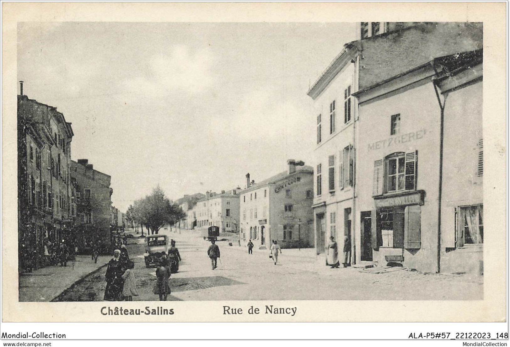 ALAP5-57-0478 - CHATEAU-SALINS - Rue De Nancy - Chateau Salins