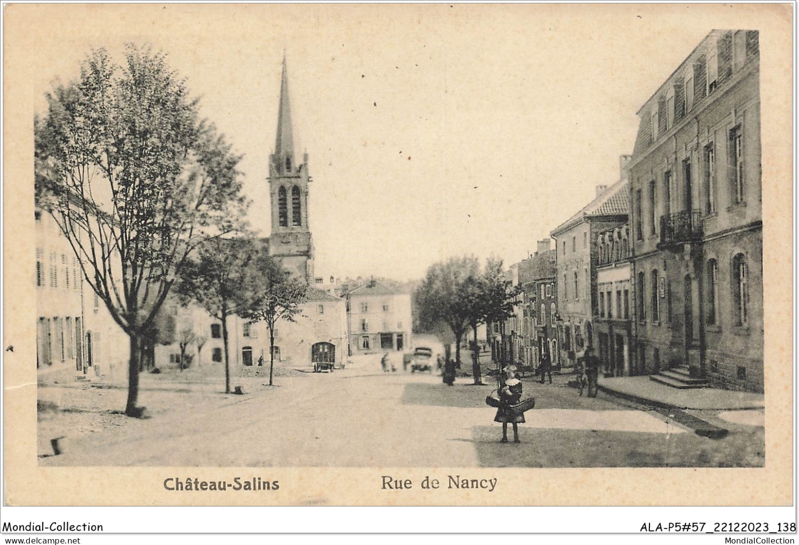 ALAP5-57-0473 - CHATEAU-SALINS - Rue De Nancy - Chateau Salins