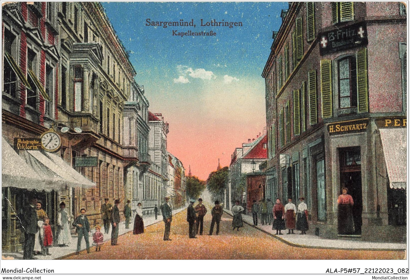 ALAP5-57-0445 - SAARGEMÜND - Lothringen - Kapellenstrasse - Sarreguemines