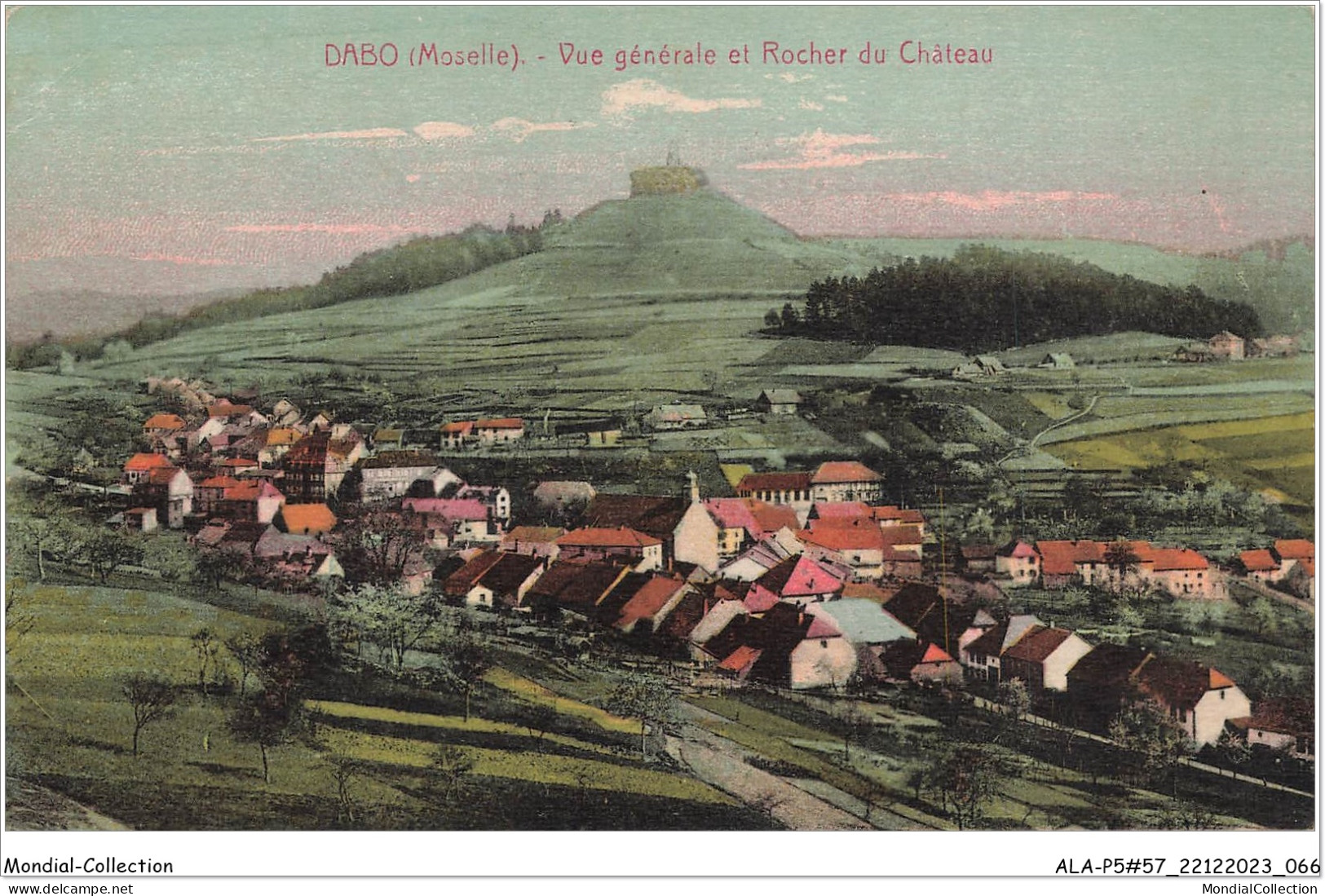 ALAP5-57-0437 - DABO - Moselle - Vue Générale Et Rocher Du Château - Dabo