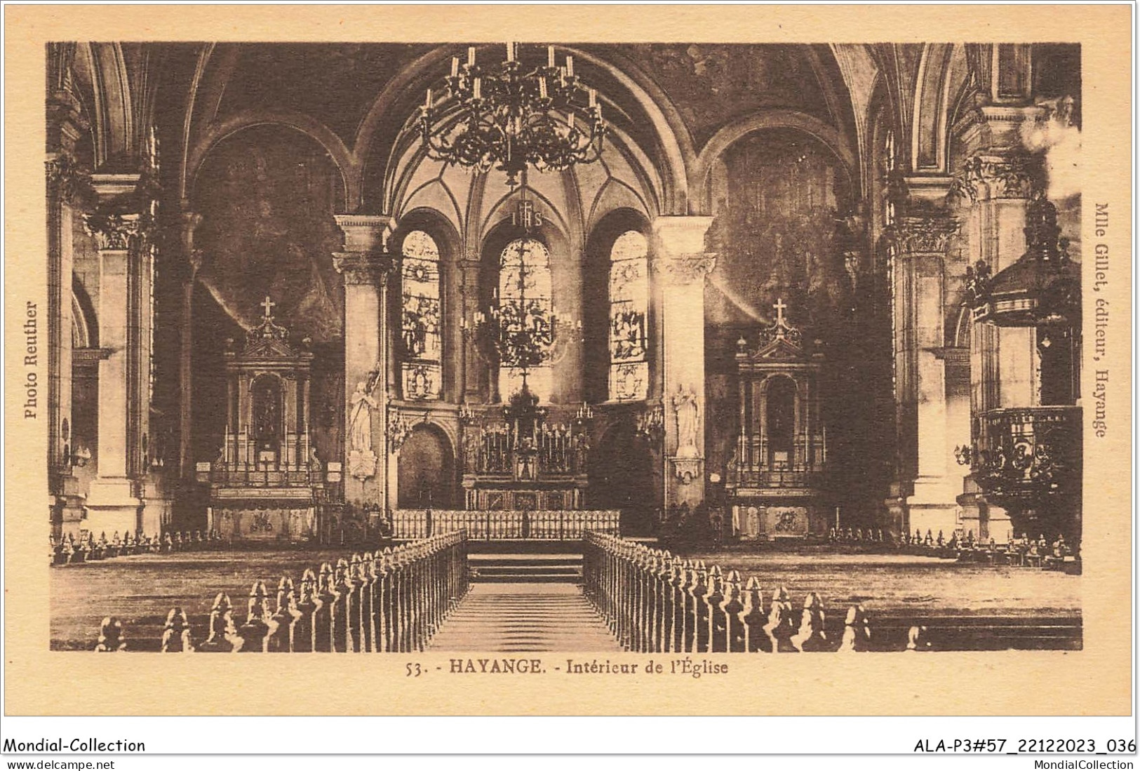 ALAP3-57-0222 - HAYANGE - Intérieur De L'église - Hayange