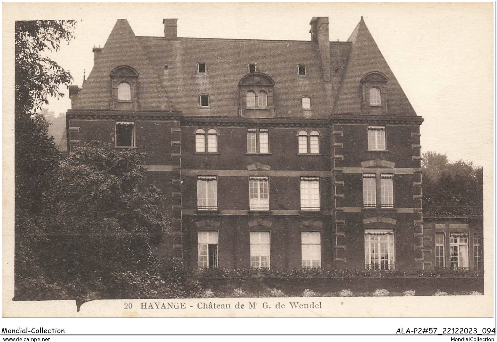 ALAP2-57-0149 - HAYANGE - Château De M-g De Wendel - Hayange