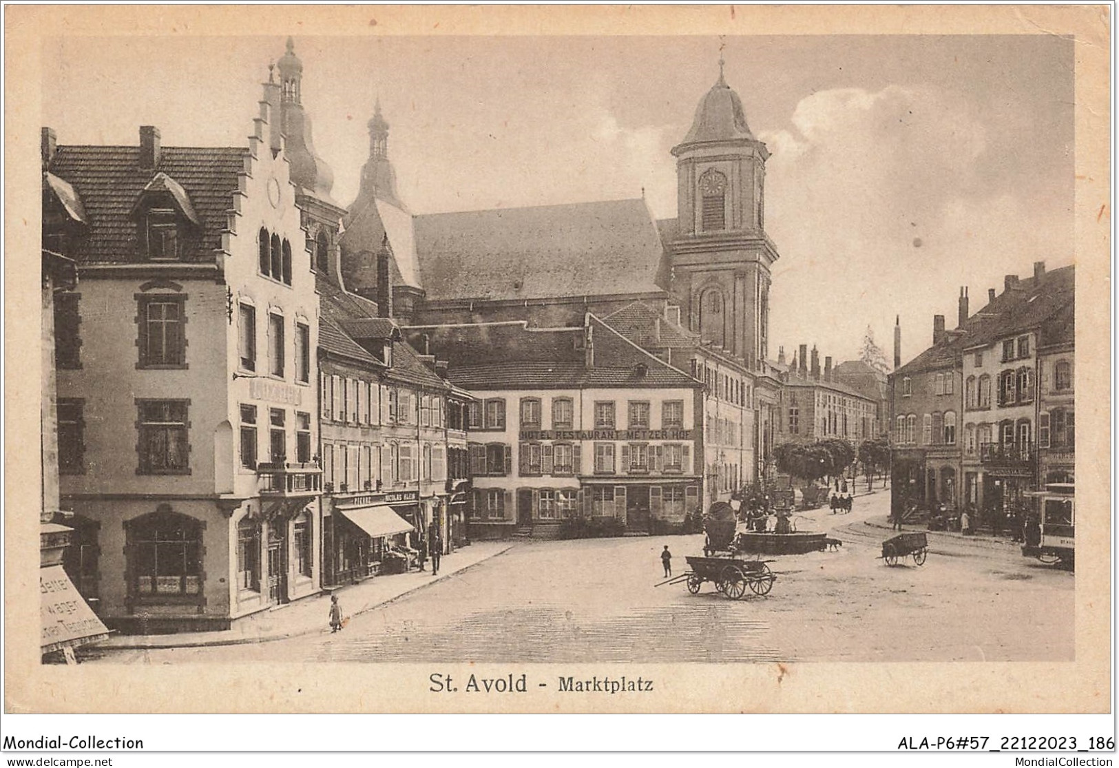 ALAP6-57-0598 - ST-AVOLD - Marktplatz - Saint-Avold