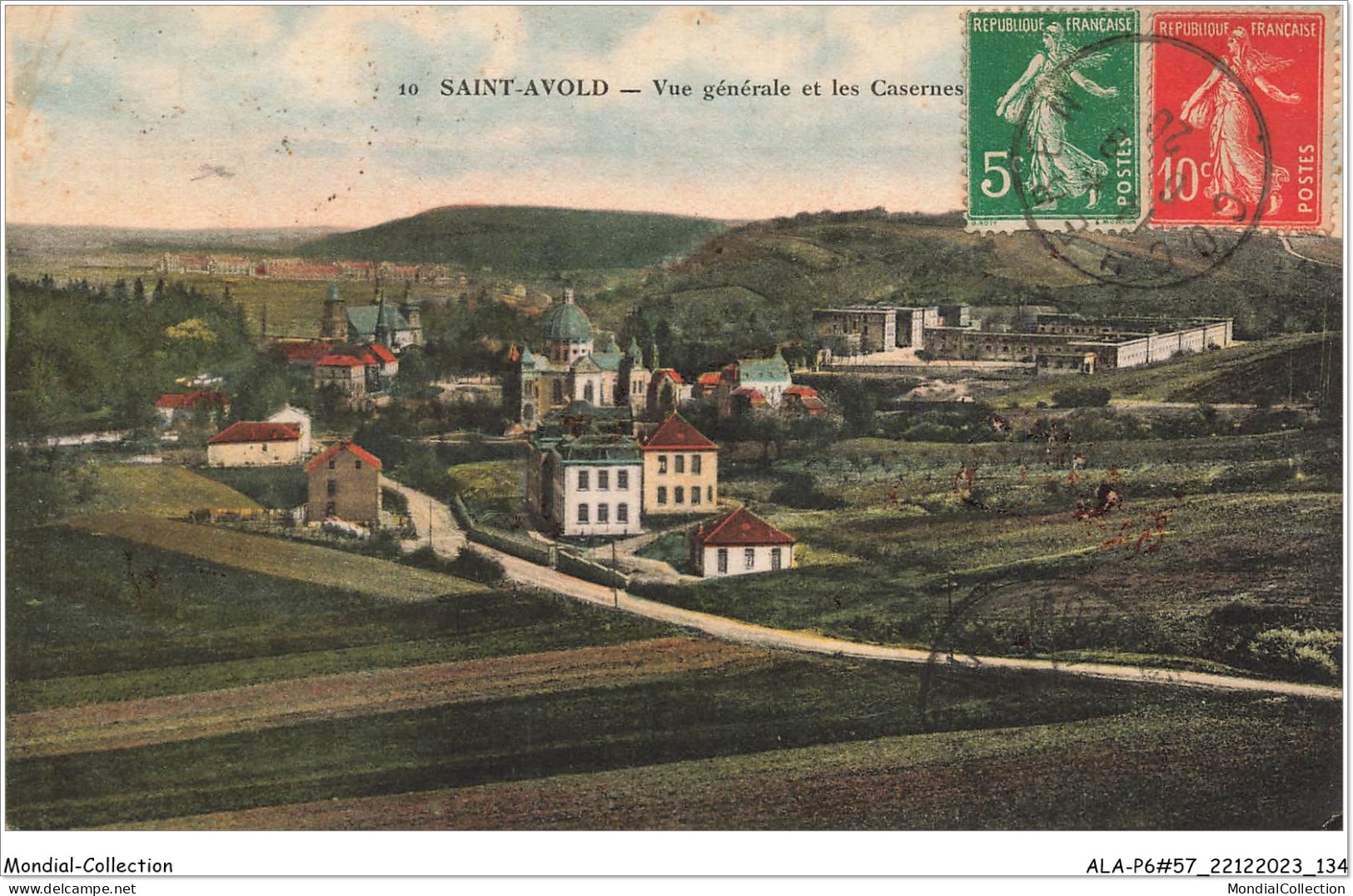 ALAP6-57-0572 - SAINT-AVOLD - Vue Générale Et Les Casernes - Saint-Avold