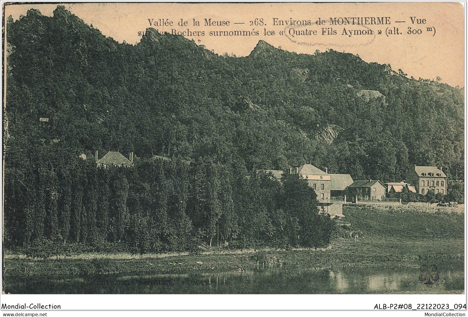 ALBP2-08-0148 - Vallée De La Meuse - Environs De MONTHERME - Vue Sur Les Rochers Surnommés Les - Quatre Fils Aymon - Montherme