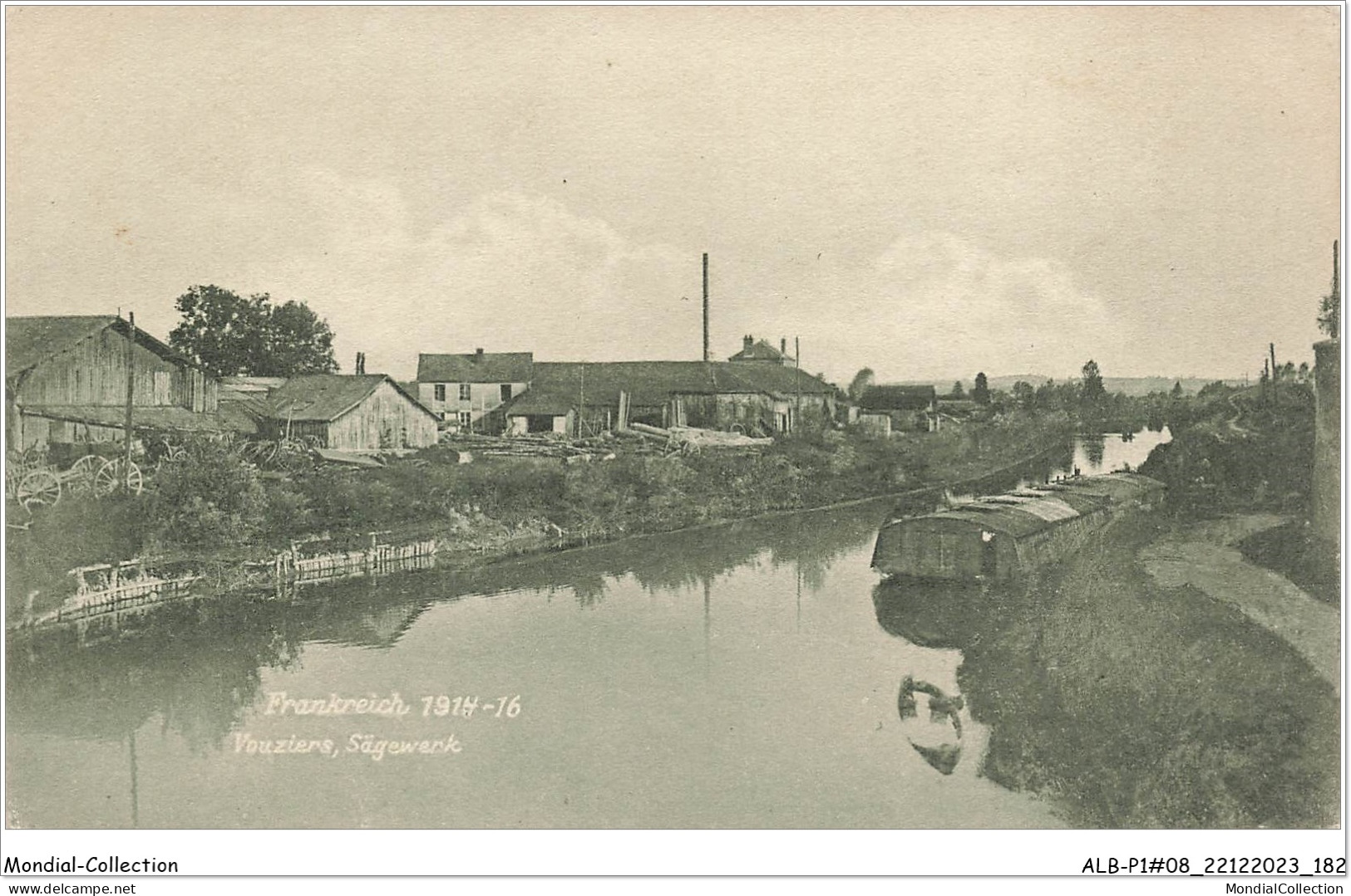 ALBP1-08-0092 - VOUZIERS - Sägewerk - Frankreich 1914-16 - Vouziers