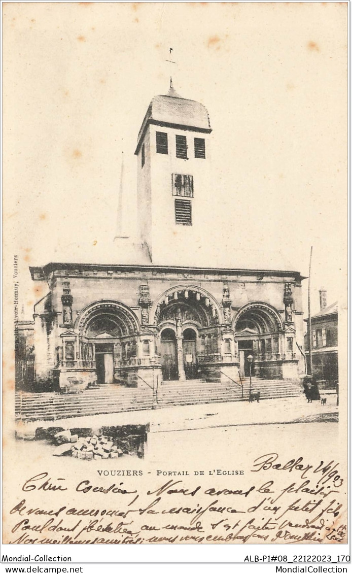 ALBP1-08-0086 - VOUZIERS - Portail De L'église  - Vouziers